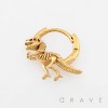 T-REX DINOSAUR DINO 316L SURGICAL STEEL EARRING